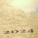年賀状の制作 2024 [下] ：調色作業 (2/2), 印刷〜完成のイメージ
